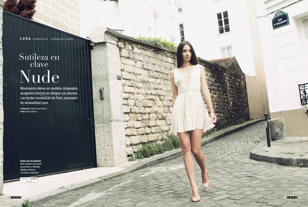 Éditorial de mode pour LOOK avec IRYNA MATIEVA