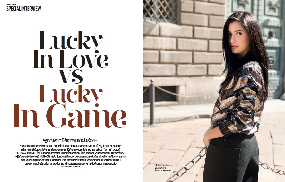 Éditorial de mode pour MARIE CLAIRE THAÏLANDE avec PRAYA LUNDBERG