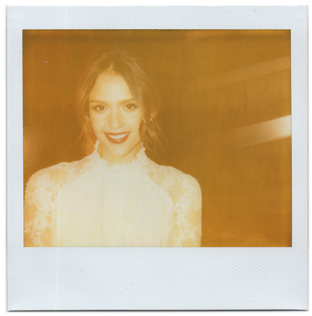 Polaroid picture of American hollywood actress Jessica Alba by fashion photographer Antonio Barros