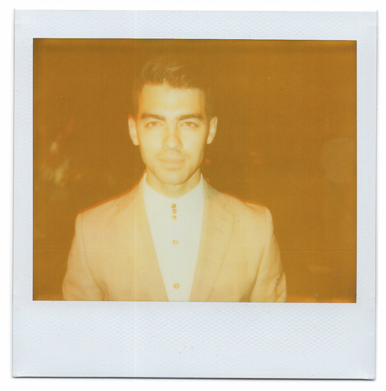Polaroid picture of American singer and actor Joe Jonas by fashion photographer Antonio Barros