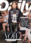 Cover of Daily Front Row magazine with Gigi Hadid. Antonio Barros photographe mode Paris
