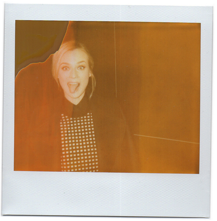 Polaroid picture of German-American actress Diane Kruger by fashion photographer Antonio Barros